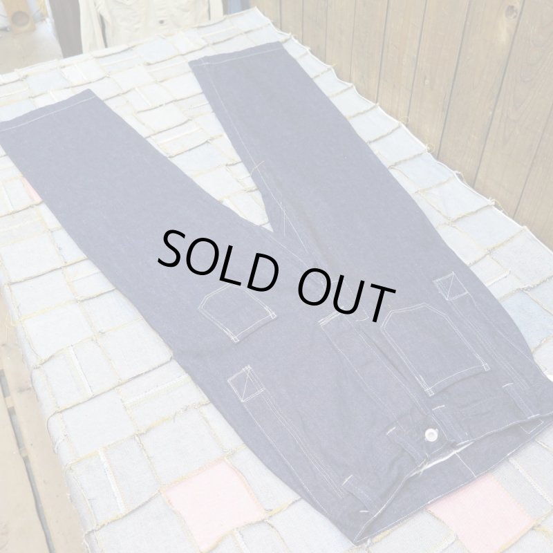 画像1: 【ジョングラッコー】   1910's デニムジーンズ  ネットメーカートラウザー ワンウオッシュ   John Gluckow JG-01 Netmaker's Trousers  日本製【送料無料】  (1)