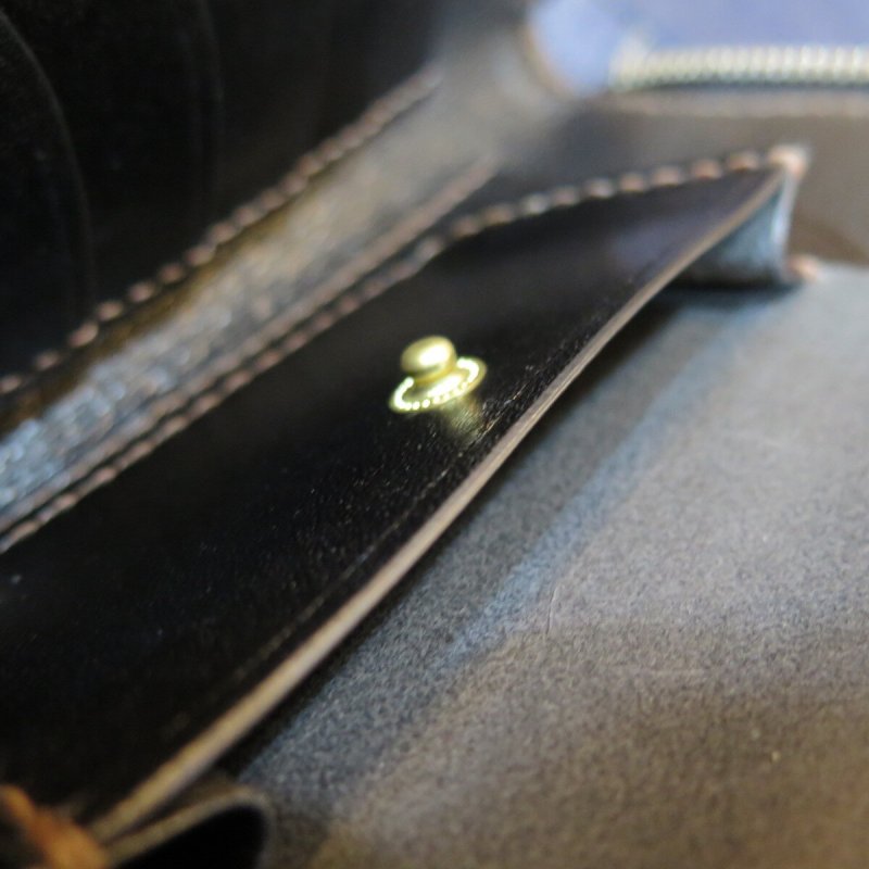 画像9: 【フラットヘッド】  ホースハイド フルジップ トラッカー   サイフ/ブラック茶芯 /シルバー925  THE FLAT HEAD FN-WLZ6-5B4   日本製【送料無料】 (9)