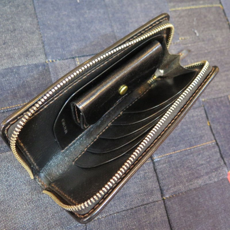 画像4: 【フラットヘッド】  ホースハイド フルジップ トラッカー   サイフ/ブラック茶芯 /シルバー925  THE FLAT HEAD FN-WLZ6-5B4   日本製【送料無料】 (4)