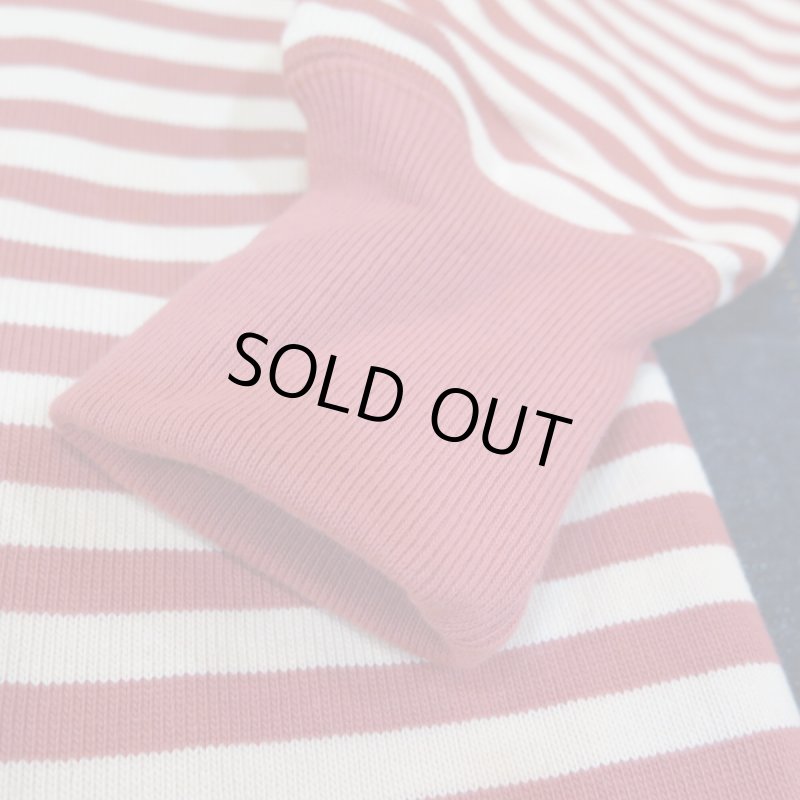 画像5: 【ウエストライド】   ヘヴィボーダー ロングスリーブTシャツ  レッド系×ナチュラル   WEST RIDE 日本製【送料無料】 (5)