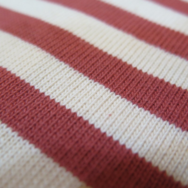 画像7: 【ウエストライド】   ヘヴィボーダー ロングスリーブTシャツ  レッド系×ナチュラル   WEST RIDE 日本製【送料無料】 (7)