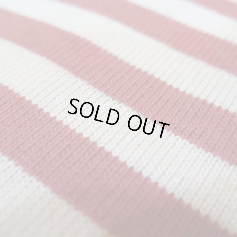 画像7: 【ウエストライド】   ヘヴィボーダー ロングスリーブTシャツ  レッド系×ナチュラル   WEST RIDE 日本製【送料無料】 (7)