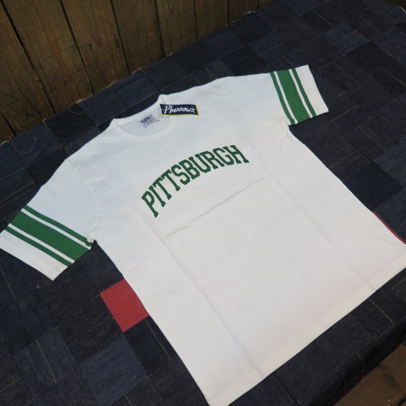 画像2: 【送料無料】 【フェローズ】  フットボール カレッジプリントTシャツ   Pherrow's 23S-PFBT1 日本製 (2)