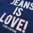 画像9: 【送料無料】 【ステュディオ・ダ・ルチザン】   JEANS IS LOVE! プリントTシャツ   STUDIO D'ARTISANS 8106A 日本製 (9)