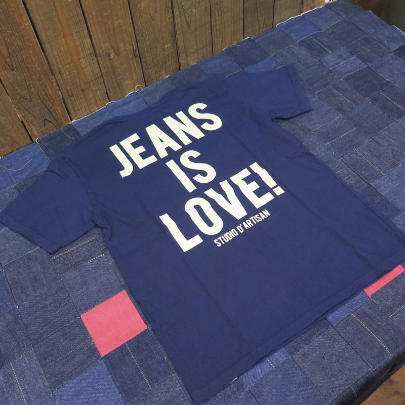 画像8: 【送料無料】  【ステュディオ・ダ・ルチザン】   JEANS IS LOVE! プリントTシャツ   STUDIO D'ARTISANS 8106A 日本製 (8)