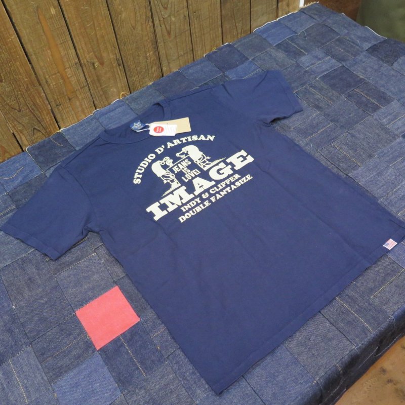 画像7: 【送料無料】  【ステュディオ・ダ・ルチザン】   JEANS IS LOVE! プリントTシャツ   STUDIO D'ARTISANS 8106A 日本製 (7)