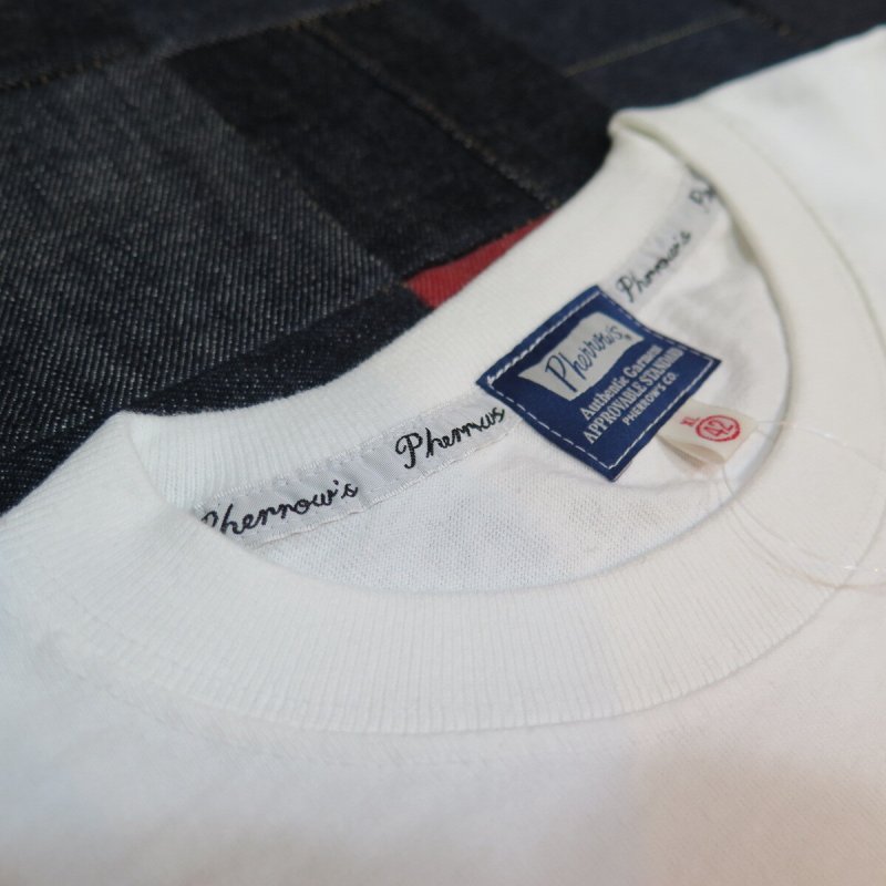 画像4: 【送料無料】 【フェローズ】   インダストリアル企業系   プリントTシャツ 袖ワッペン   Pherrow's 24S-PT3 (4)