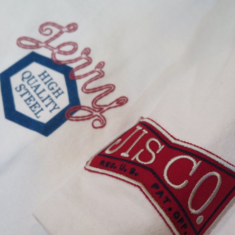 画像5: 【送料無料】 【フェローズ】   インダストリアル企業系   プリントTシャツ 袖ワッペン   Pherrow's 24S-PT3 (5)