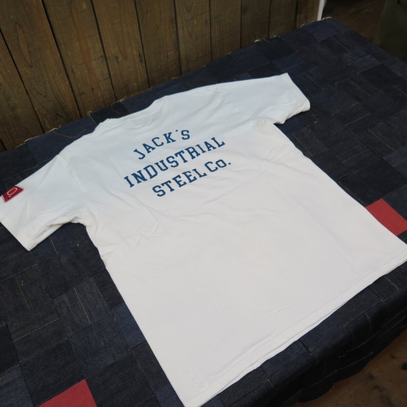 画像3: 【送料無料】 【フェローズ】   インダストリアル企業系   プリントTシャツ 袖ワッペン   Pherrow's 24S-PT3 (3)