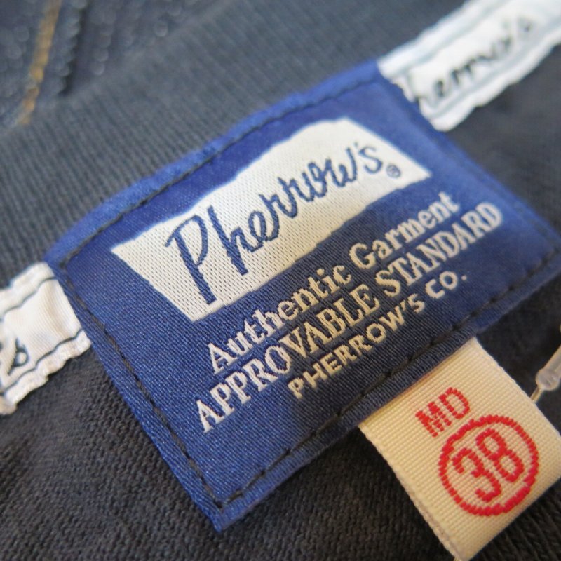 画像9: 【送料無料】 【フェローズ】   インダストリアル企業系   プリントTシャツ 袖ワッペン   Pherrow's 24S-PT3 (9)