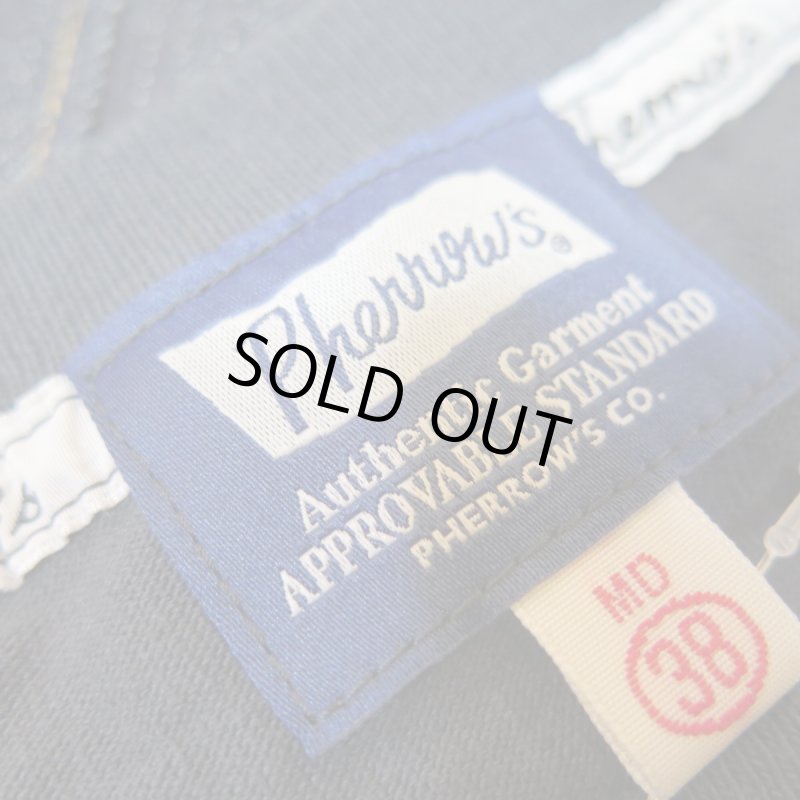 画像9: 【送料無料】 【フェローズ】   インダストリアル企業系   プリントTシャツ 袖ワッペン   Pherrow's 24S-PT3 (9)