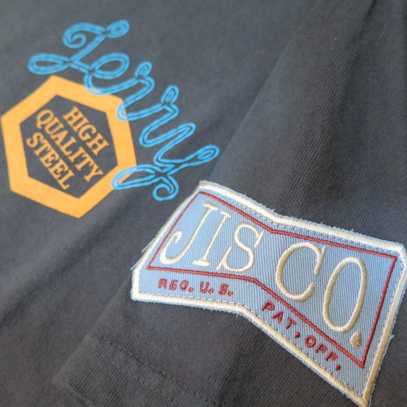 画像10: 【送料無料】 【フェローズ】   インダストリアル企業系   プリントTシャツ 袖ワッペン   Pherrow's 24S-PT3 (10)