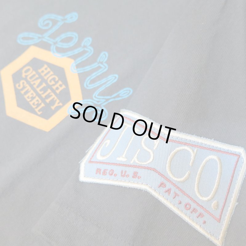 画像10: 【送料無料】 【フェローズ】   インダストリアル企業系   プリントTシャツ 袖ワッペン   Pherrow's 24S-PT3 (10)