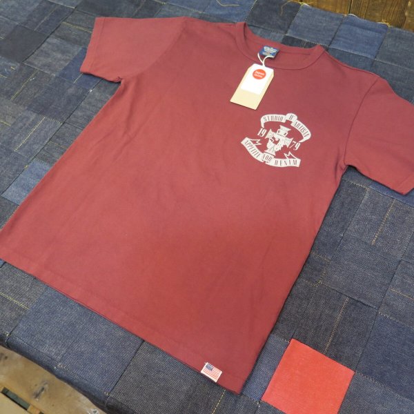 画像1: 【送料360円】 【ステュディオ・ダ・ルチザン】   Guns プリントTシャツ   STUDIO D'ARTISANS 8106B 日本製 (1)