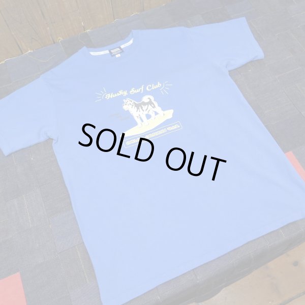 画像1: 【送料360円】 【フェローズ】   ハスキーサーフクラブ プリントTシャツ  Pherrow's 24S-PT5 (1)