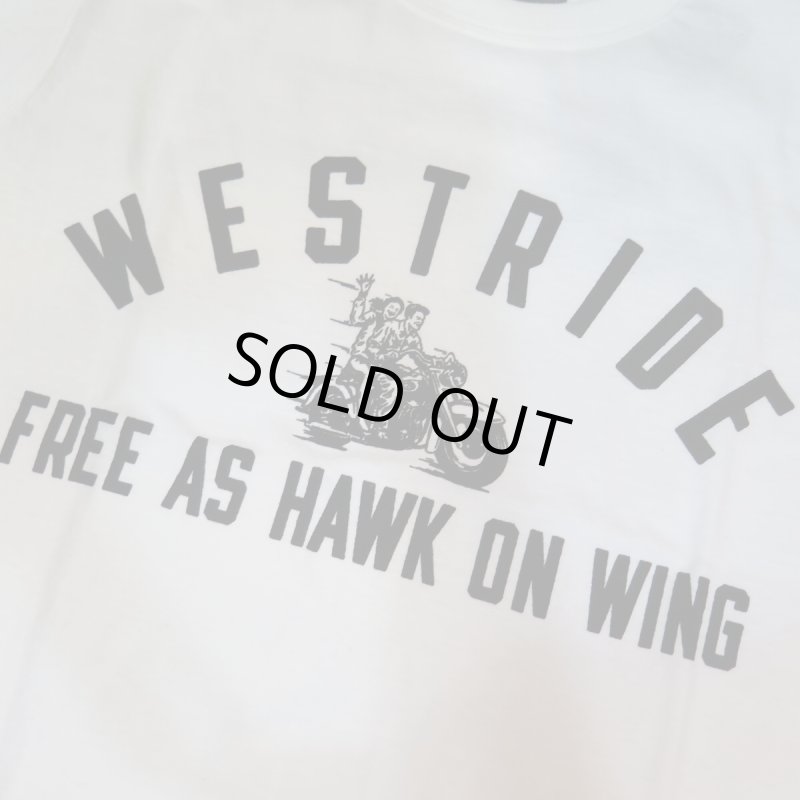 画像4: 【送料無料】 【ウエストライド】   パンヘッド HAWK ON WING プリントTシャツ   WEST RIDE 日本製 (4)