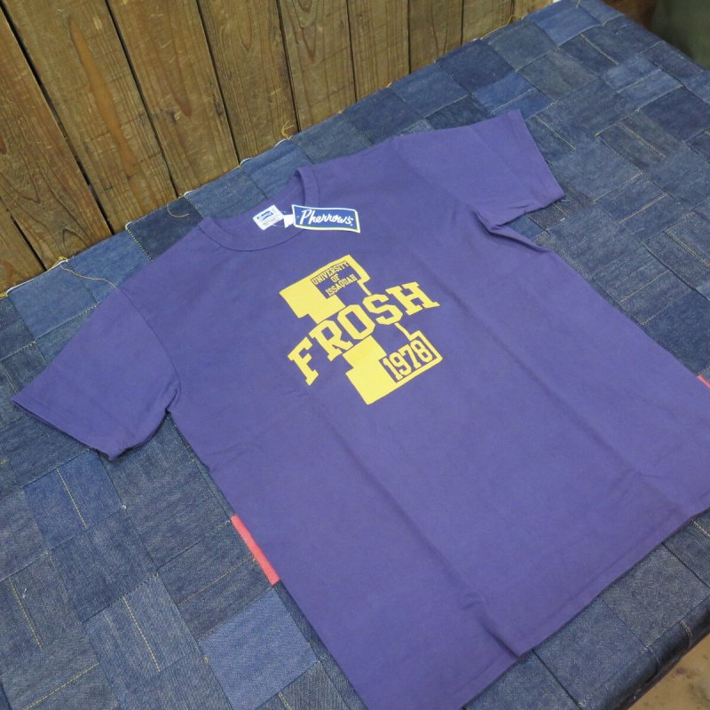 画像6: 【送料無料】 【フェローズ】  1978 カレッジ系プリントTシャツ   Pherrow's 24S-PMT6 日本製 (6)