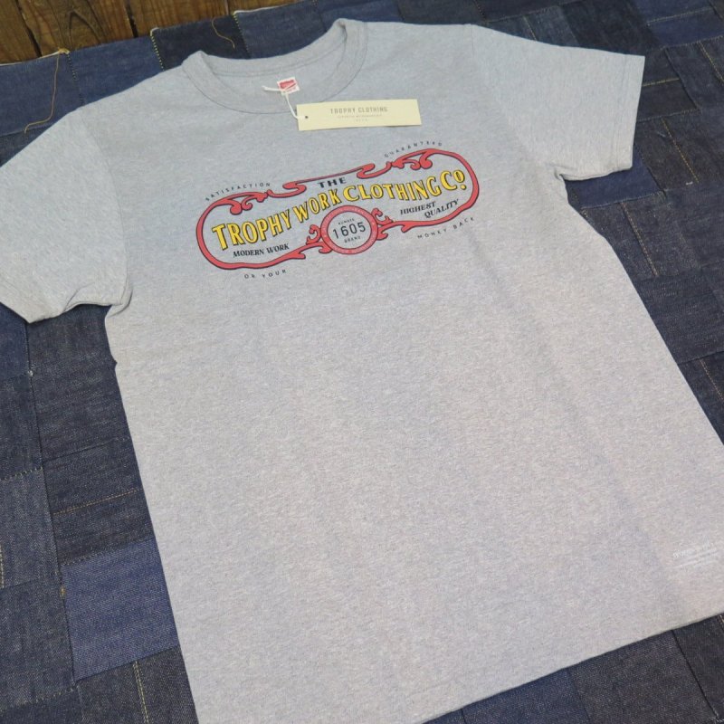 画像8: 【送料無料】  【トロフィークロージング】   15周年ワークロゴ プリントTシャツ   TROPHY CLOTHING TR21SS-210 日本製 (8)