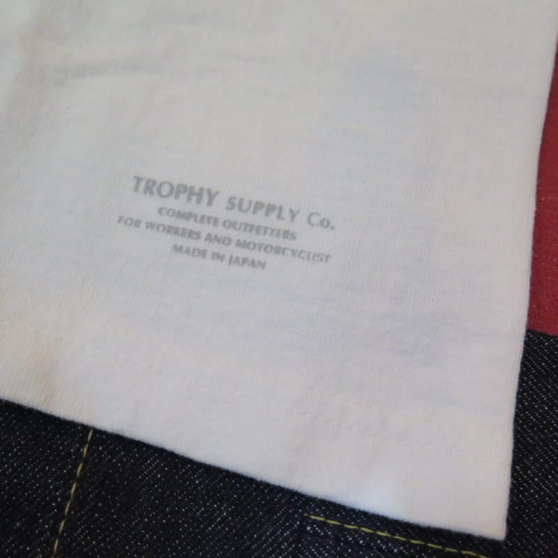 画像7: 【送料無料】  【トロフィークロージング】   15周年ワークロゴ プリントTシャツ   TROPHY CLOTHING TR21SS-210 日本製 (7)