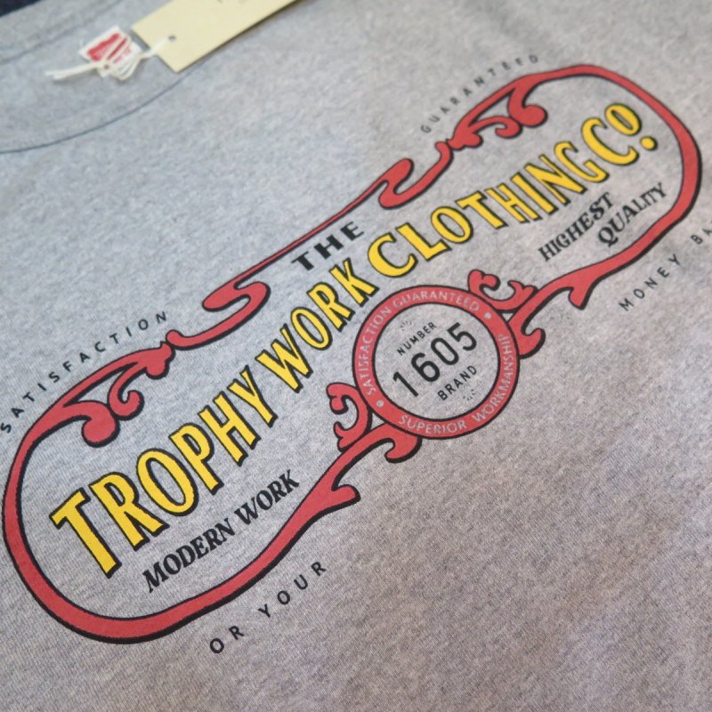 画像9: 【送料無料】  【トロフィークロージング】   15周年ワークロゴ プリントTシャツ   TROPHY CLOTHING TR21SS-210 日本製 (9)