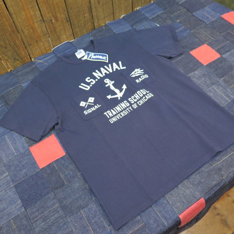 画像7: 【送料無料】 【フェローズ】  アメリカ海軍 U.S.NAVY プリントTシャツ  Pherrow's 22S-PTP1 日本製 (7)