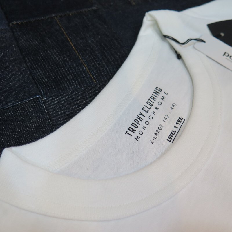 画像3: 【送料無料】【トロフィークロージング】  モノクロームLEVEL1 ロングスリーブTシャツ TROPHY CLOTHING TE-15 日本製 (3)