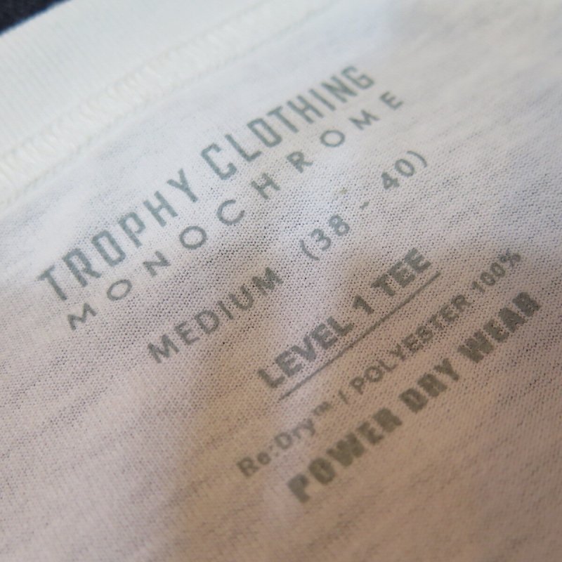 画像5: 【送料無料】  【トロフィークロージング】 モノクロームLEVEL1   バックロゴ ポケTシャツ TROPHY CLOTHING TR24SS-212 日本製 (5)