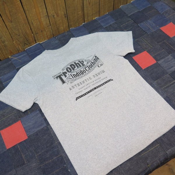 画像1: 【送料無料】 【トロフィークロージング】 オーセンティックロゴ 吊り編みTシャツ/ポケット付き TROPHY CLOTHING TR20SS-211 日本製  (1)