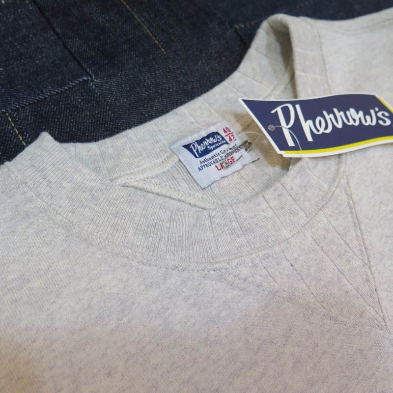 画像4: 【フェローズ】  1950's 両V 針抜きリブ ビンテージTシャツ   Pherrow's 日本製【送料無料】 (4)