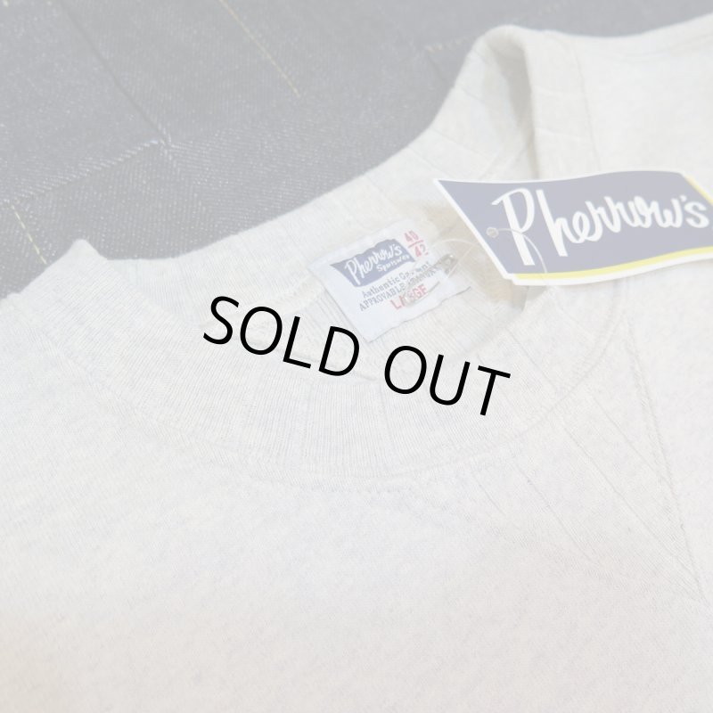 画像4: 【フェローズ】  1950's 両V 針抜きリブ ビンテージTシャツ   Pherrow's 日本製【送料無料】 (4)