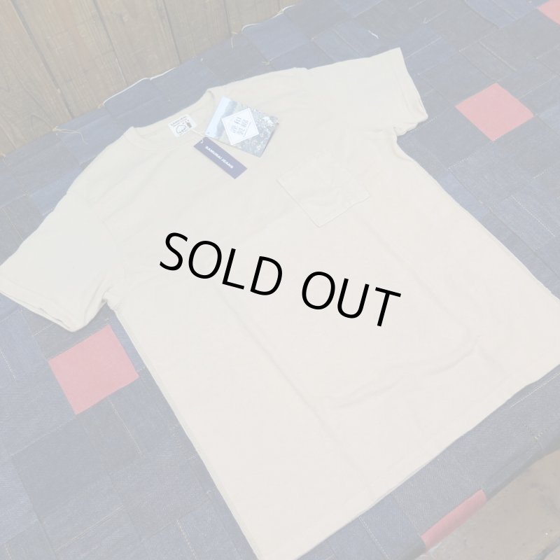 画像2: 【サムライジーンズ】   無地クルーネックＴシャツ 和綿 ポケット付き   SAMURAI JEANS 日本製【送料無料】 (2)