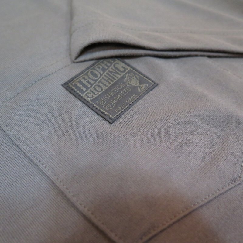 画像10: 【送料無料】  【トロフィークロージング】 モノクロームLEVEL1   バックロゴ ポケTシャツ TROPHY CLOTHING TR24SS-212 日本製 (10)