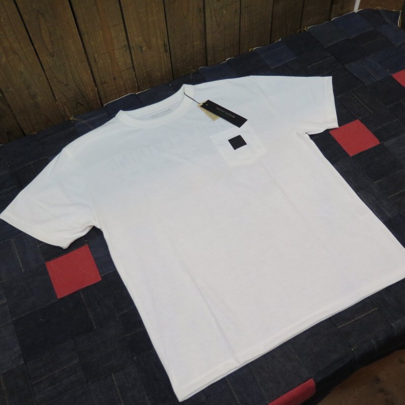 画像2: 【送料無料】  【トロフィークロージング】 モノクロームLEVEL1   バックロゴ ポケTシャツ TROPHY CLOTHING TR24SS-212 日本製 (2)