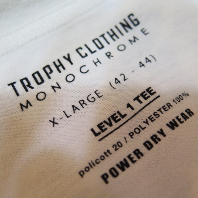 画像4: 【送料無料】【トロフィークロージング】  モノクロームLEVEL1 ロングスリーブTシャツ TROPHY CLOTHING TE-15 日本製 (4)