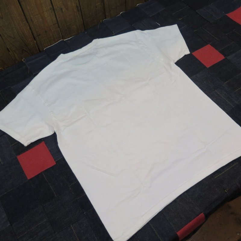 画像4: 【送料無料】 【フラットヘッド】   3本針の1本外し 無地Tシャツ   THE FLAT HEAD 日本製 (4)