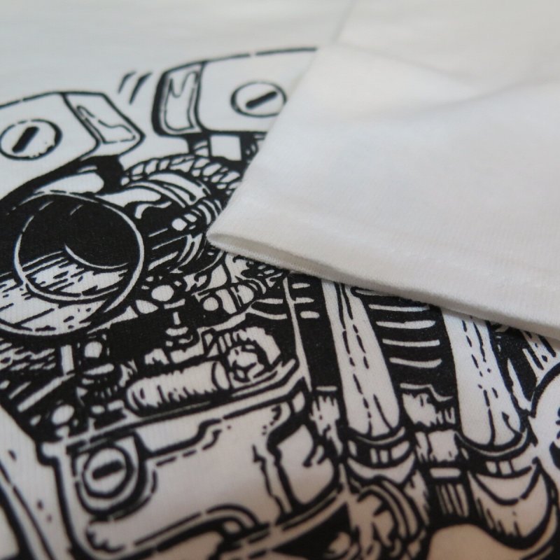 画像6: 【送料無料】 【JAMMER'S】   ジャマーズ   ハーレー ショベルスポーツ   エンジン プリントTシャツ/ウエストライド (6)