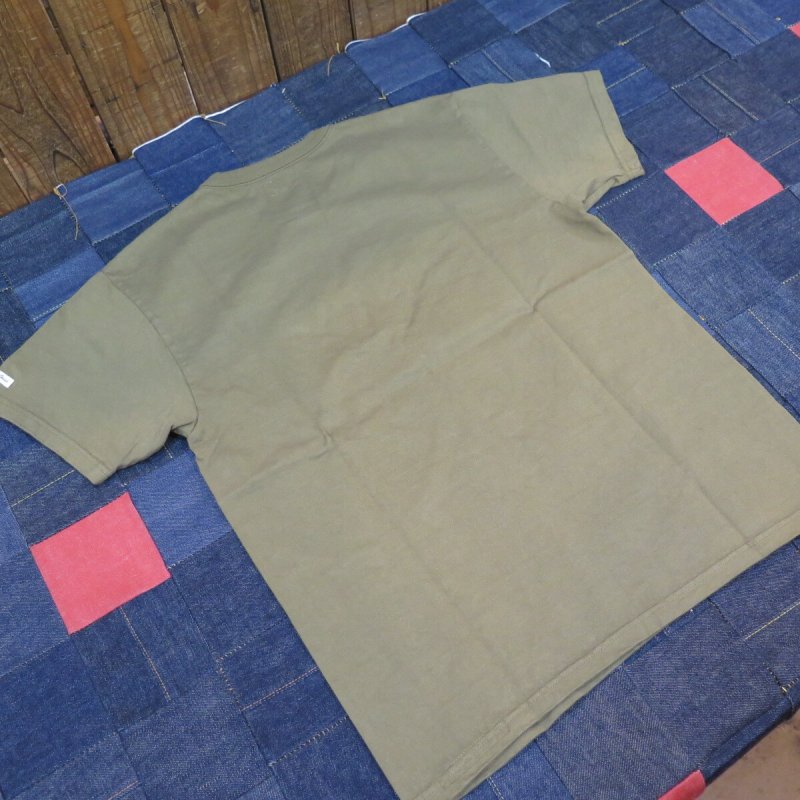 画像9: 【送料無料】 【フラットヘッド】   3本針の1本外し 無地Tシャツ   THE FLAT HEAD 日本製 (9)