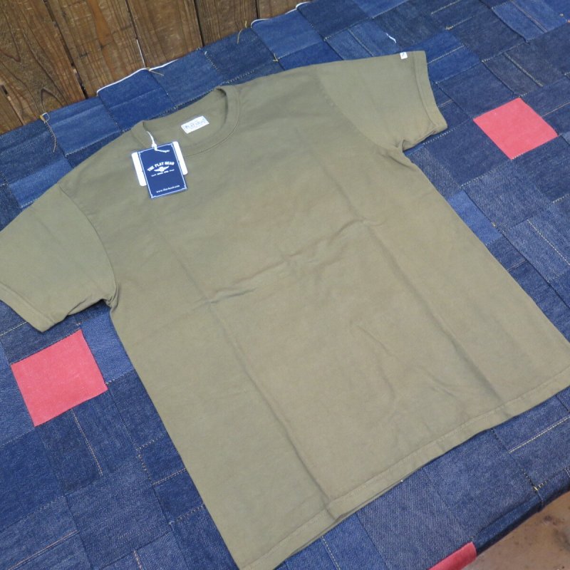画像8: 【送料無料】 【フラットヘッド】   3本針の1本外し 無地Tシャツ   THE FLAT HEAD 日本製 (8)