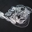 画像9: 【送料無料】 【JAMMER'S】   ジャマーズ   ハーレー アーリーショベル   エンジン プリントTシャツ/ウエストライド (9)