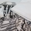画像6: 【送料無料】 【JAMMER'S】   ジャマーズ   ハーレー パンヘッド   エンジン プリントTシャツ/ウエストライド (6)