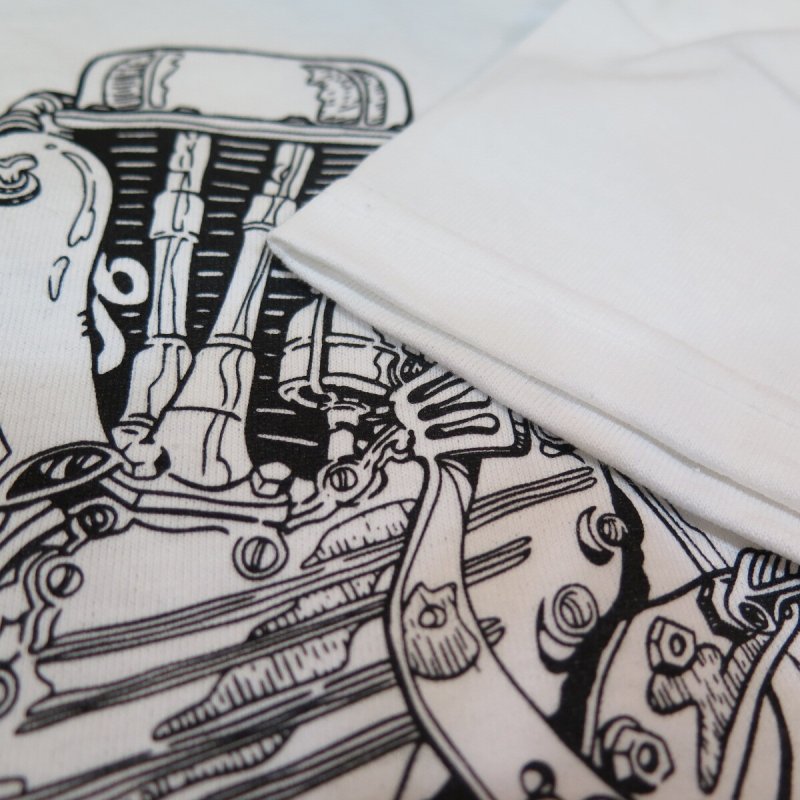 画像6: 【送料無料】 【JAMMER'S】   ジャマーズ   ハーレー パンヘッド   エンジン プリントTシャツ/ウエストライド (6)