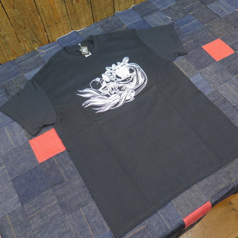 画像7: 【送料無料】 【JAMMER'S】   ジャマーズ  トライアンフ エンジン プリントTシャツ/ウエストライド (7)