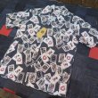 画像1: 【桃太郎ジーンズ】   トランプ柄 ハワイアンシャツ   MOMOTARO JEANS MSS1010M31   日本製 【送料無料】 (1)
