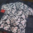 画像2: 【桃太郎ジーンズ】   トランプ柄 ハワイアンシャツ   MOMOTARO JEANS MSS1010M31   日本製 【送料無料】 (2)