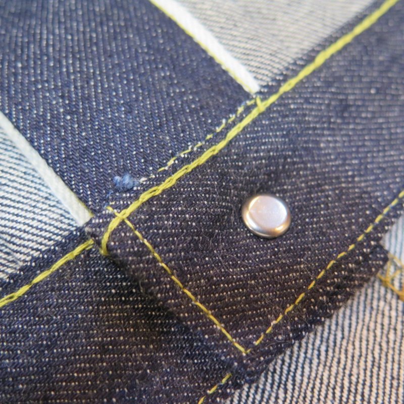 画像12: 【銀行振込】 ＝BIG SIZE＝ 【HIZUMI WWII】 S906XXE 1940's model ”歪み”大戦モデル デニムジャケット  日本製  【WORLD WIDE SHIPPING】 ＝BIG SIZE＝ 【HIZUMI WWII】 S906XXE 1940's model “Distorted” WWII Model Denim Jacket  Made in Japan (12)