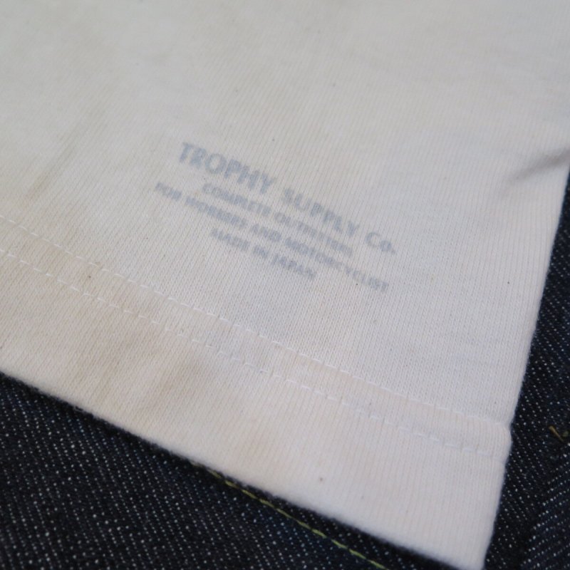 画像10: 【トロフィークロージング】  ワークロゴ 長袖Tシャツ   TROPHY CLOTHING TR21AW-202  日本製【送料無料】 (10)