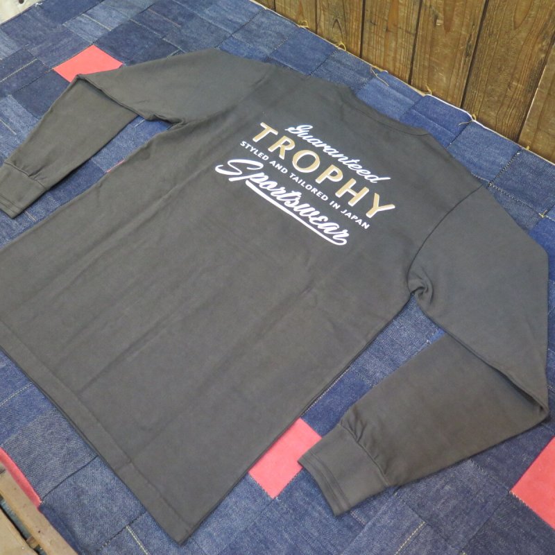 画像5: 【送料無料】 【SALE セール商品】  【トロフィークロージング】  バックロゴ 長袖Tシャツ/ポケット付き   TROPHY CLOTHING TR21SS-201 日本製 (5)