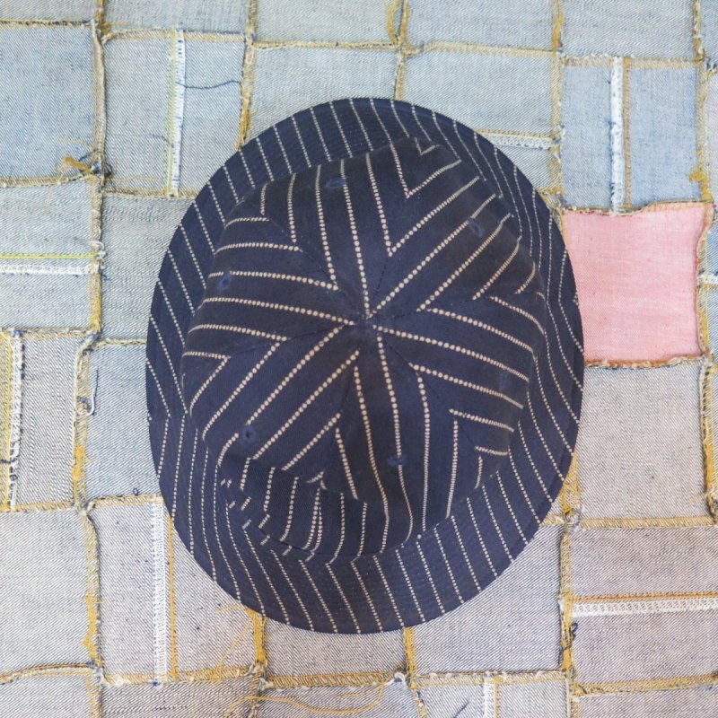 画像2: 【送料無料】 【ウエストライド】   インディゴワバッシュ アーミーハット   WEST RIDE 日本製 (2)