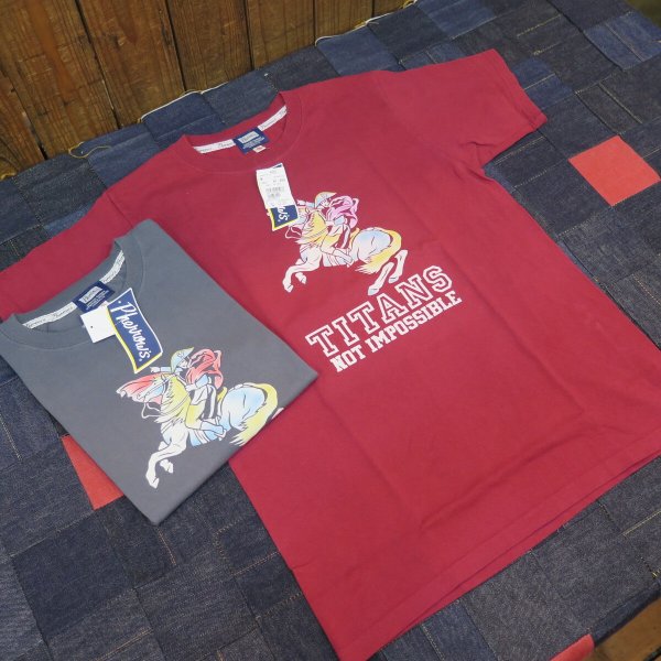画像1: 【送料無料】  【フェローズ】  ナポレオン プリントTシャツ   Pherrow's 25S-PT22  (1)