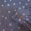 画像5: 【桃太郎ジーンズ】   ジャガード織 総柄 ボタンダウン長袖シャツ   MOMOTARO JEANS MLS1020M31   日本製 【送料無料】 (5)